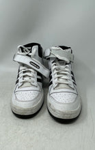 Load image into Gallery viewer, Adidas Mens Forum Mid FY7939 White Black Leather Lace-Up Sneaker Shoes Size 11.5