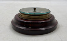 Load image into Gallery viewer, Vintage Wood And Brass Wall Hanging Round Aneroid Barometer Not Tested