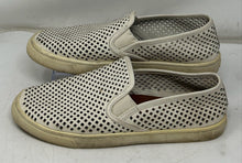 Load image into Gallery viewer, Authentic Tory Burch Womens Cream Perforated Low Top Sneakers Shoes Size 6