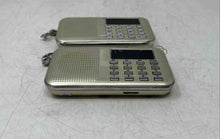 Load image into Gallery viewer, L-218 TF Card Slot Mini Portable Speakers Pocket AM FM Radio 2 Pcs Not Tested