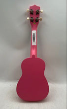 Load image into Gallery viewer, Everjoys Pink Black 4 String Right Handed Beginner Soprano Ukulele