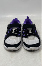 Load image into Gallery viewer, Nike Kids Free Run 2.0 DA2689-101 White Black Purple Sneakers Shoes Size 11C