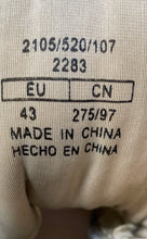 Load image into Gallery viewer, Zara Mens 2105/520/107 Beige Round Toe Lace-Up Hiking Ankle Combat Boots Size 43