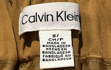 Load image into Gallery viewer, Calvin Klein Womens Brown Cargo Pockets Straight Leg Flat Front Ankle Pants Sz S