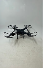 Load image into Gallery viewer, Black Wireless Bluetooth Built-In HD Camera Quadcopter Drone Untested