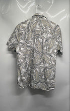 Load image into Gallery viewer, Perry Ellis Mens Multicolor Paisley Cotton Short Sleeve Button-Up Shirt Size M