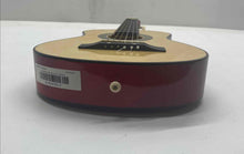 Load image into Gallery viewer, Lagrima Beige Red 6 String Right Handed Beginner Acoustic Guitar