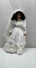 Load image into Gallery viewer, American Classics Collection White Wedding Gown Curly Hair Porcelain Bride Doll