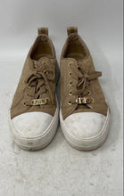 Load image into Gallery viewer, Michael Kors Womens Evy Brown White Lace-Up Low Top Sneaker Shoes Size 9.5M