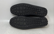 Load image into Gallery viewer, Perry Ellis Portfolio Mens Black Leather Round Toe Slip-On Loafer Shoes Size 9