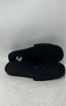 Load image into Gallery viewer, Zara Womens Black Leather Slip-On Open Toe Low Heel Slide Sandals Size 35
