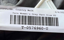 Load image into Gallery viewer, Zara Womens Gray Elastic Waist Baggy Skater Parachute Jogger Pants Size XS
