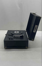 Load image into Gallery viewer, Crosley Model CR6254A Retrospect Black 3-Speed Suitcase Record Player Not Tested