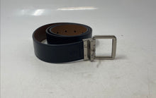 Load image into Gallery viewer, Michael Kors Mens Black Brown Leather Buckle Adjustable Reversible Dress Belt