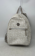 Load image into Gallery viewer, Tommy Hilfiger Womens Beige White Monogram Print Top Handle Backpack