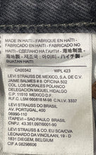 Load image into Gallery viewer, Levi's Mens 501 Black Denim Dark Wash Pockets Straight Leg Jeans Size 29x30
