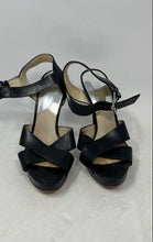 Load image into Gallery viewer, Michael Kors Womens Oksana Black Stiletto High Strappy Heels Size 6.5M