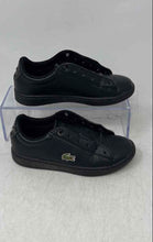 Load image into Gallery viewer, Lacoste Kids Carnaby EVO 118 4 Black Leather Sneaker Shoes Size 11 No Laces