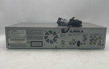 Load image into Gallery viewer, Sylvania DVR90VE Silver VHS DVD Recorder/Video Cassette Recorder Not Tested