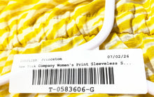 Load image into Gallery viewer, New York & Company Womens Yellow Print Sleeveless Stretch Short Mini Dress Sz XS