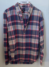 Load image into Gallery viewer, J.Crew Mens Multicolor Plaid Cotton Long Sleeve Oxford Button-Up Shirt Size M