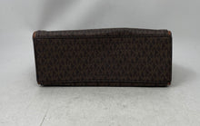Load image into Gallery viewer, Michael Kors Womens Sheila Brown Signature Print Double Handle Satchel Purse