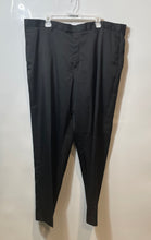 Load image into Gallery viewer, Perry Ellis Mens Black Flat Front Pockets Straight Leg Dress Pants Size 44X30