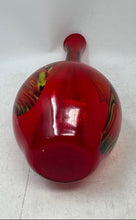 Load image into Gallery viewer, Decorative Red Glass Collectibles Series Display Freestanding Tabletop Bud Vase