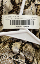 Load image into Gallery viewer, Michael Kors Womens Brown Animal Print Dress Size XS