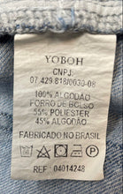 Load image into Gallery viewer, Yoboh! Girls Light Blue Denim Medium-Wash Straight-Leg Jeans Size 12 With Tag