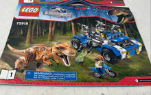 Load image into Gallery viewer, Lot Of 2 Pcs Lego #75918 Jurassic World T. Rex Tracker 1 & 2 Instruction Manuals
