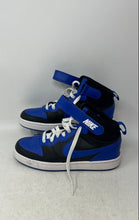 Load image into Gallery viewer, Nike Kids Court Borough Mid 2 DM8872-001 Blue Black White Sneakers Shoes Sz 5.5Y