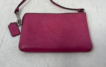 Load image into Gallery viewer, Coach Womens Pink Inner Pockets Detachable Strap Wristlet Wallet