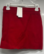 Load image into Gallery viewer, L Space Womens Ruby Red Flat Front Ribbed Straight & Pencil Skirt Size S W/ Tag