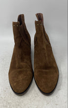 Load image into Gallery viewer, Steve Madden Womens Cade Brown Leather Studded Block Heel Ankle Bootie Size 9.5M