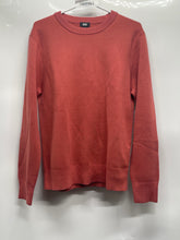 Load image into Gallery viewer, Uniqlo Mens Orange Crew Neck Long Sleeve Pullover Sweater Size Small