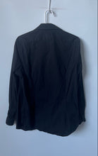 Load image into Gallery viewer, Express 1MX Mens Black Long Sleeve Extra Slim Fit Dress Shirt Size S 14-14.5