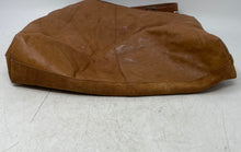 Load image into Gallery viewer, Velez Womens Brown Leather Adjustable Strap Pockets Zip Top Lined Shoulder Bag