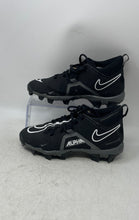 Load image into Gallery viewer, Nike Kids Alpha Menace 3 CV0581-010 Black Lace-Up Football Cleats Size 4Y