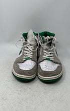 Load image into Gallery viewer, Nike Mens Air Jordan 1 Mid SE White Green Gray Sneaker Shoes Size 11.5