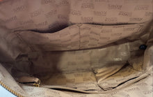 Load image into Gallery viewer, Michael Kors Womens Nude Leather Outer Pocket Crossbody Strap Satchel Bag