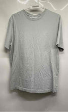 Load image into Gallery viewer, Zara Mens Light Gray Short Sleeve Crew Neck Regular Fit Pullover T-Shirt Size L