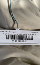 Load image into Gallery viewer, Polo Ralph Lauren Mens Khaki Stretch Straight Fit Chino Pants Size 34/30