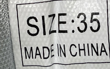 Load image into Gallery viewer, Fashion Unisex Kids White Round Toe Hook & Loop Roller Skates Size EUR 35