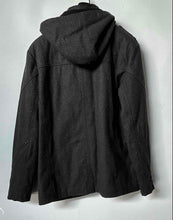 Load image into Gallery viewer, Black Rivet Mens Dark Gray Long Sleeve Pockets Hooded Full Zip Jacket Size L