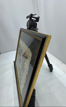 Load image into Gallery viewer, Framed Egyptian Art Print Papyrus King Tutankhamun And Queen Ankhesenamun