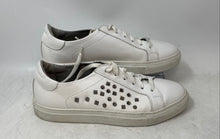 Load image into Gallery viewer, Bohemos Womens White Leather Lace-Up Round Toe Low Top Sneaker Shoes Size 39