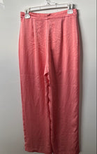 Load image into Gallery viewer, Zara Womens Pink Flat Front Comfort Pockets Wide-Leg Trouser Pants Size S