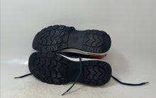 Load image into Gallery viewer, Corasun Mens Blue Leather Low Top Lace-Up Sneaker Shoes Size EUR 42