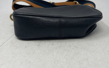 Load image into Gallery viewer, J.Crew Womens Black Leather Inner Pockets Adjustable Strap Crossbody Bag